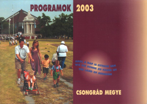 Ver�b Simon Enyedi Zolt�n - Csongr�d megye - Programok 2003
