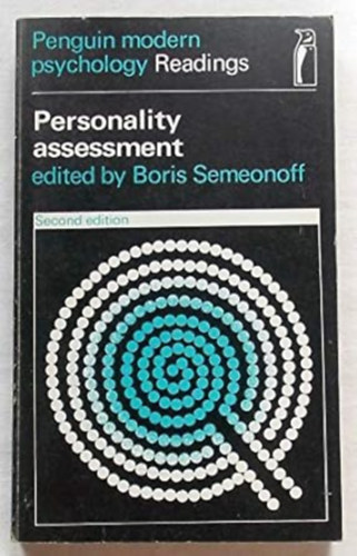 Boris Semeonoff - Personality Assessment (Modern Psychology)