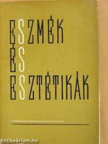 szerk. Hra Zoltn - Eszmk s eszttikk (szovjet irodalomtudsok vlogatott tanulmnyai)