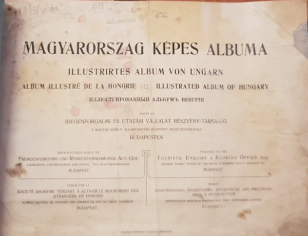 Idegenforgalmi s Utazsi Vllalat Rszvny-Trsasg - Magyarorszg kpes albuma - Illustrirtes Album von Ungarn - Album Illustr de la Hongrie - Illustrated album of Hungary - ???????????????? ?????? ???????