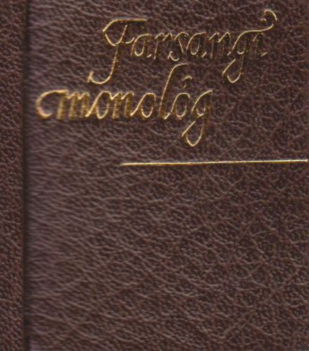 Farsangi monol�g (sz�mozott, minik�nyv)