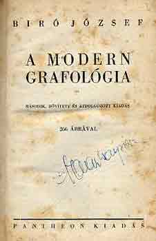 B�r� J�zsef - A modern grafol�gia