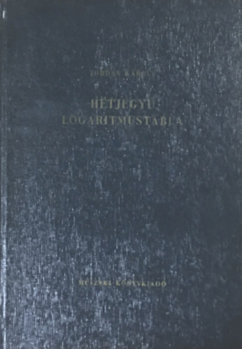 Jord�n K�roly - H�tjegy� logaritmust�bla