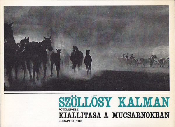 Szllsy Klmn fotmvsz killtsa a Mcsarnokban Budapest 1969.