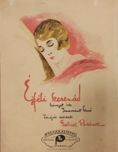 Gabriel Paddock Innocent Ernő - Éjféli szerenád (kotta)