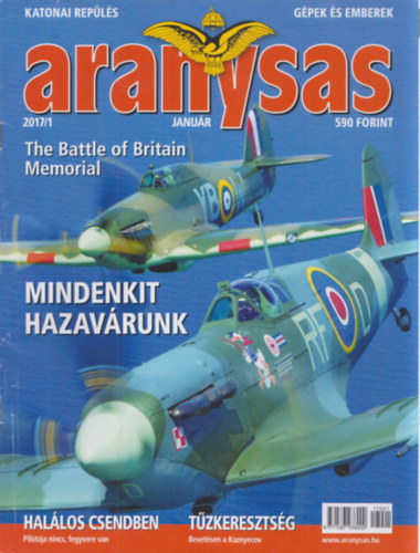 T�r�s  Istv�n  (F�szerk.) - Aranysas 2017/1-12. (teljes �vfolyam, lapsz�monk�nt)