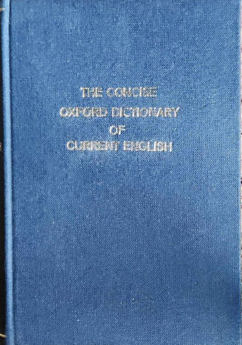 E. McIntosh - The Concise Oxford Dictionary of Current English