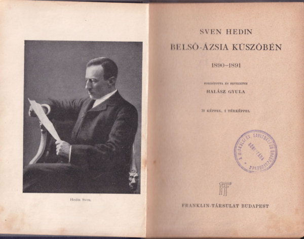 Sven Hedin - Bels-zsia kszbn