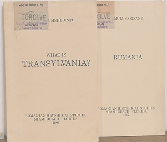 Prof. S. Mehedinti / Romulus Seisanu - What is Transylvania? / Rumania