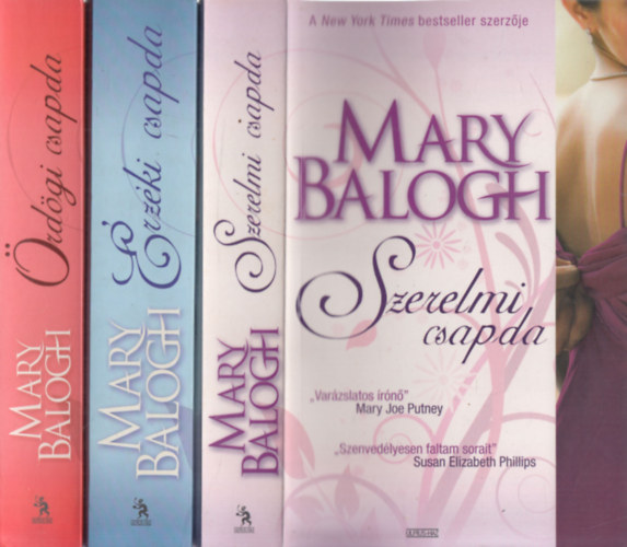 Mary Balogh - 3 db. romantikus reg�ny (Szerelmi csapda + �rz�ki csapda + �rd�gi csapda)