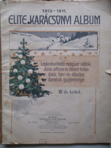 Elite kar�csonyi album 1910-1911 III. k�tet