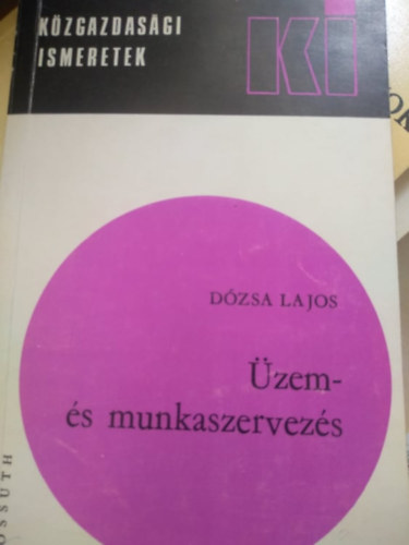 Dr. D�zsa Lajos  (szerk) - �zem- �s munkaszervez�s
