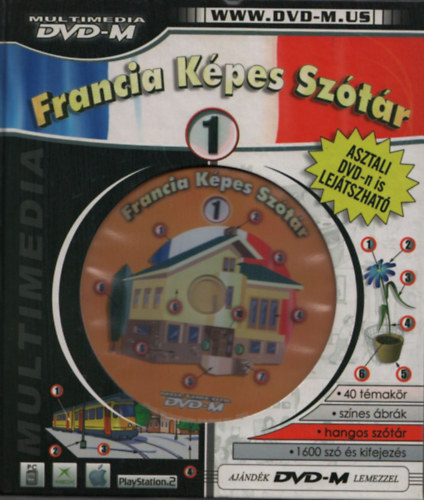Francia képes szótár 1. (DVD lemezzel)