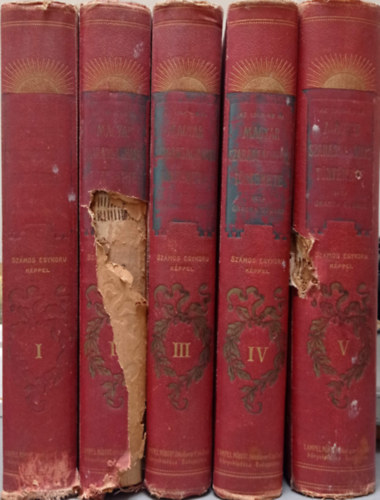 Gracza György - Az 1848-49-iki magyar szabadságharcz története I-V.