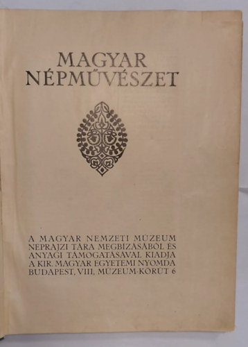 Viski-Bátky-Györffy - Magyar népművészet