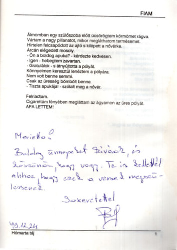 Szem�n B�la - H�marta t�j - Dedik�lt - sz�mozott