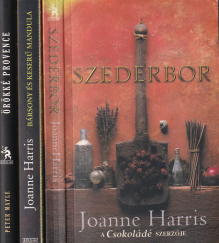 Peter Mayle Joanne Harris - 3 db Ulpius kiad regny: Szederbor + Brsony s keser mandula + rkk Provence