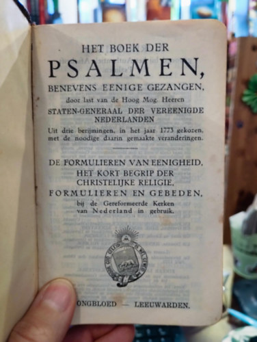 Ismeretlen Szerz� - Het Boek der Psalmen (IM�DS�GOS K�NYV HOLLAND NYELVEN)