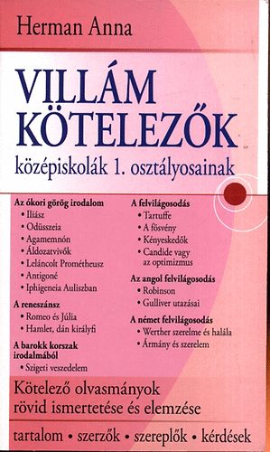 Herman Anna - Vill�m k�telez�k k�z�piskol�k 1. oszt�lyosainak