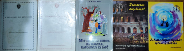 Dr. dr. Tuba Ivn Kartal Ern - 5db katolikus egyhzzal kapcsolatos knyv s tanknyv - Katolikus egyhztrtnelem, A Katolikus Egyhz istentisztelete, Dr. Tuba Ivn-A katolikus hit rendszere, Lelkilet s liturgia, Dr. Kartal Ern-Mit r/r az ember, ha magyar, katol