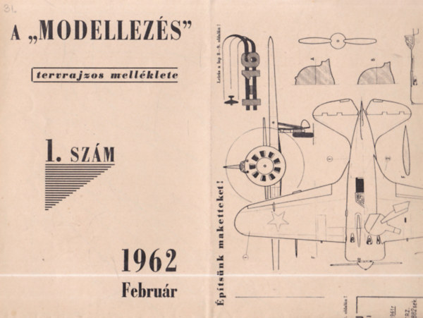 A "modellezés" tervrajzos melléklete - 1.szám (1962. február)