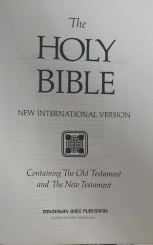 The Holy Bible - New International Version