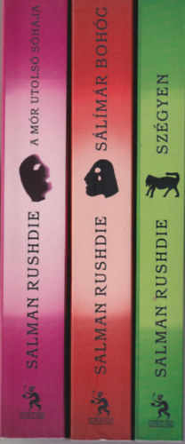 Salman Rushdie - 3 db Salman Rushdie regény: Szégyen + Salimár bohóc + A mór utolsó sóhaja