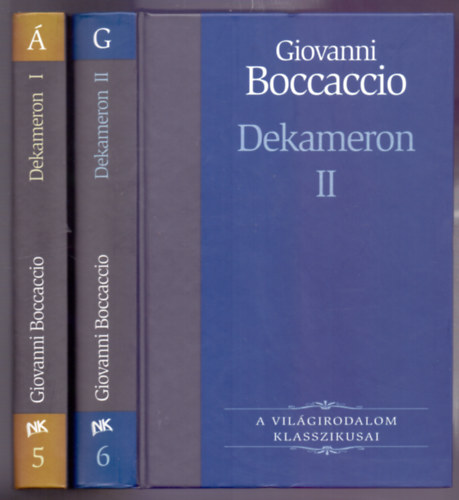 Giovanni Boccaccio - Dekameron I-II. (A Vilgirodalom Klasszikusai 5-6.)