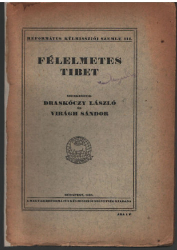 Draskczy; Virgh Sndor - Flelmetes Tibet