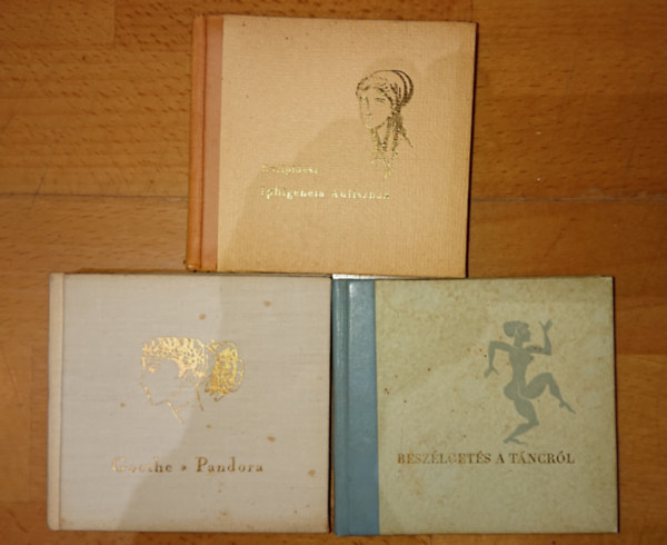 Lukianos, Euripidész Johann Wolfgang von Goethe - 3 klasszikus témájú Helikon minikönyv: Iphigeneia Auliszban, Beszélgetés a táncról, Pandora