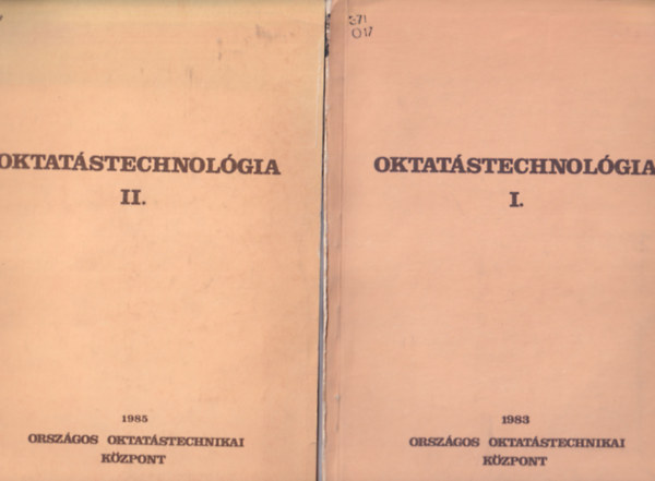 Bitter Ferenc, Ferenczi J�zsef Bartsch Iv�n - Oktat�stechnol�gia I-II.