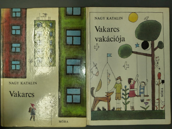 Rber Lszl  Nagy  Katalin (ill.) - Vakarcs + Vakarcs vakcija (Rber lszl Fekete-fehr rajzaival)