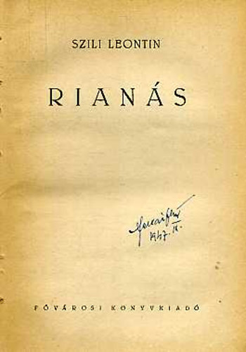 Szili Leontin - Rian�s
