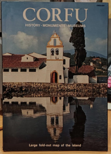 A. B. Tataki - Corfu: History - Monuments - Museums (Large fold-out map of the island)
