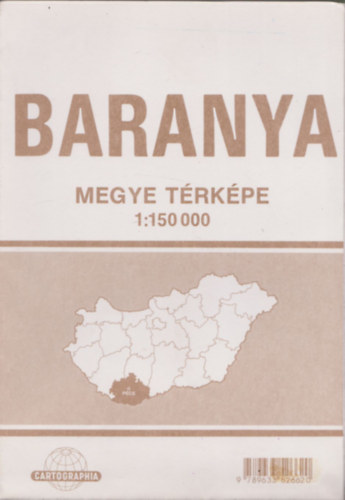 Baranya megye térképe (1:150 000)