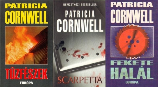 Patricia Cornwel - 3 db Patricia Cornwel krimi: Scarpetta + Tzfszek + Fekete hall