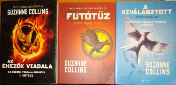 Suzanne Collins - Az �hez�k viadala 1-3. k�tet (Az �hez�k viadala - Fut�t�z - A kiv�lasztott)