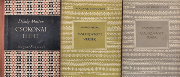3 db a Magyar K�nyvt�r sorozatb�l