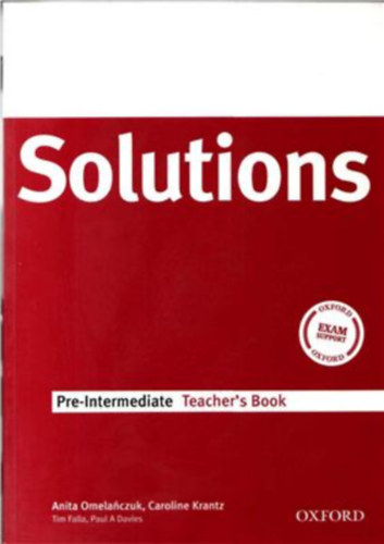 Solutions Pre-Intermediate Teacher's Book