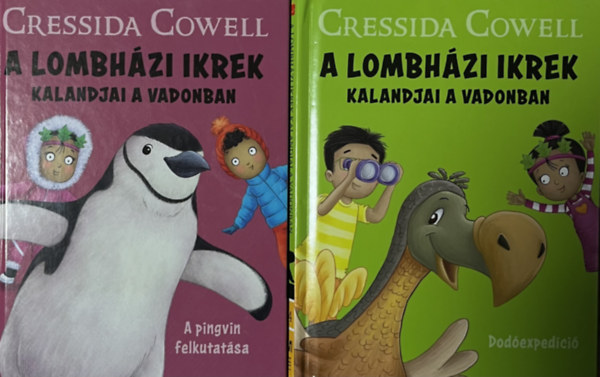 Cressida Cowell - A pingvin felkutatsa + Dodexpedci (A lombhzi ikrek kalandjai a vadonban 2 ktet)
