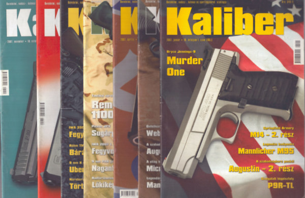 Vass Gbor  (fszerk.) - Kaliber 2007/1., 2., 4., 5., 7., 10., 11. szmok (7 db)