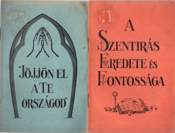 4 db vallsi fzet ( egytt ) 1.  Trvny s Evanglium , 2. Mi jt cselekedjem, hogy rk letet nyerjek? 3. A Szentrs Eredete s Fontossga, 4. "Jjjn el a Te orszgod"