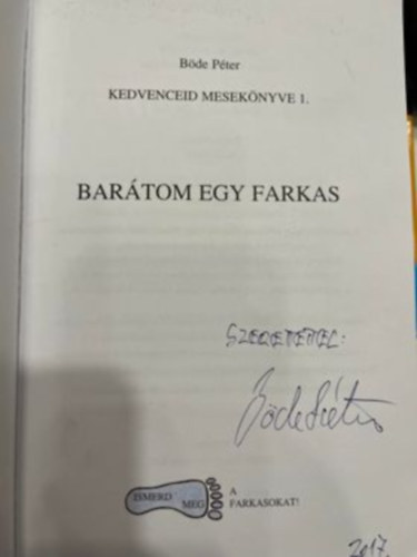 Bde Pter - Bartom egy farkas