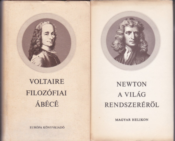 2 db filozfiai knyv:Newton:A vilg rendszerrlk + Voltaire:Filozfiai bc