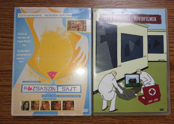 T�th Barnab�s - T�th Barnab�s k�t filmje DVD-n: R�zsasz�n sajt, R�vidfilmek