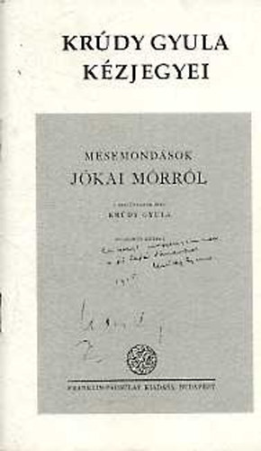 Kelecsényi László - Krúdy Gyula kézjegyei