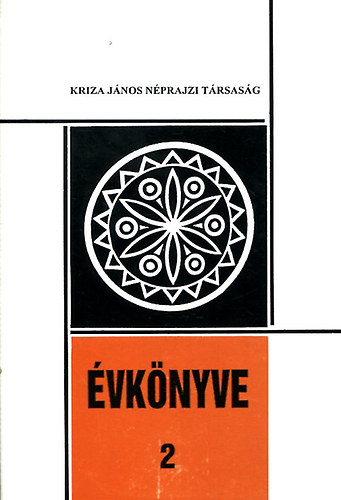 Keszeg Vilmos - Kriza Jnos Nprajzi Trsasg vknyve 2