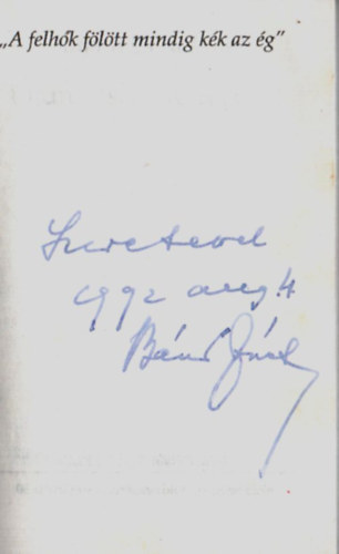 Johannes Rosche - ljnk Isten tenyern. -dediklt.