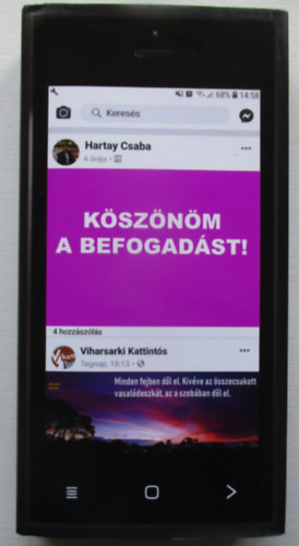 Hartay Csaba - K�sz�n�m a befogad�st