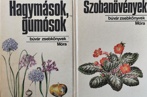 2 db bvr zsebknyv: Szobanvnyek + Hagymsok, gumsok